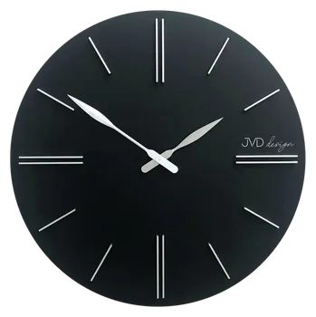 Hodiny Miminalistické nástěnné hodiny JVD Design HC38.3 černé