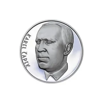 Osobnosti První republiky - Karel Čapek - Stříbro proof