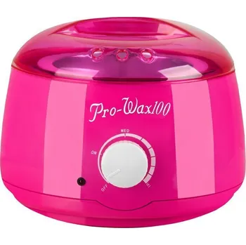 Ohřívač depilačního vosku na plechovky 400ml, 100W růžový (AS)