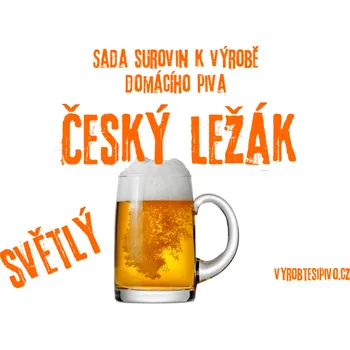 výroba alkoholu Sada surovin Světlý ležák