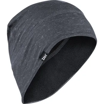 Čepice Fleece čepice pod helmu ZANDHEAGEAR SportFlex® Fleece Beanie ŠEDÁ (kartáčovaná tkanina pro měkkost čepice, streč pro přizpůsobení velikosti)