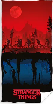 Carbotex Stranger Things dětská osuška 70 x 140 cm