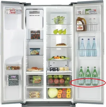 Příslušenství pro lednici Samsung DA63-07062A 4. přihrádka z vrchu v pravé části dveří chladničky pro americkou ledničku