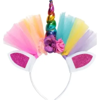 Výuková hračka Unicorn (Jednorožci) Dětské čelenky s motivem Unicorn Barva: Duhová