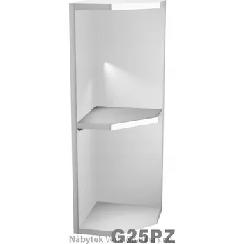 Kuchyňská skříňka kuchyňský regál závěsný s policemi z laminátové DTD Linea G25PZ gala