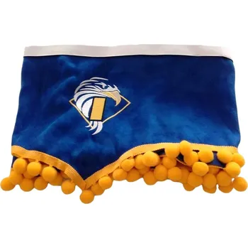 Stínítko do auta Přední záclonka pro IVECO, modrá barva a žluté bambule