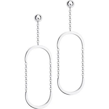 Náušnice BRUNOshop.cz Visací oválné náušnice