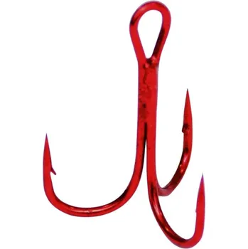 trojháčik zebco topic red # 1/0 - cena za balenie 4ks 44 4439004 - trojháčik zebco topic red # 4 - cena za balenie 6ks