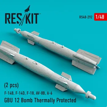 Plastikový model Reskit 1/48 GBU 12 Bomb Thermally Protected (2 pcs.)
