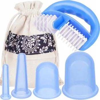 Baňkování Recenze ISO Sada masážních baněk 5 ks modré