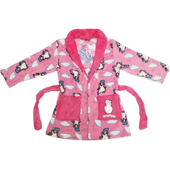 Dívčí župan HATCHIMALS Růžový župan pro holky Velikost: 116