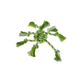 Hračka pro psa Tatrapet hračka pro psa bavlněný míč chobotnice 30 cm zelenobílé