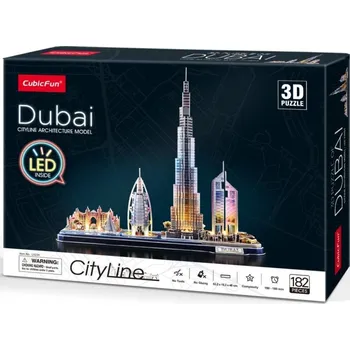 3D puzzle CubicFun 3D Dubai 182 dílků