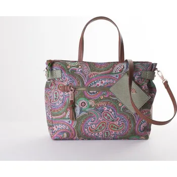 Kabelka Oilily Helena Paisley Handbag Květovaná kabelka 29 cm Cypres