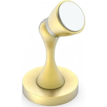 dveřní zarážka METAL BUD dveřní zarážka METAL-BUD magnetická, mosaz satina