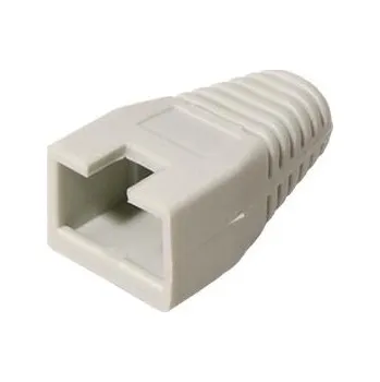 Konektor Krytka konektoru RJ45 s výřezem, šedá