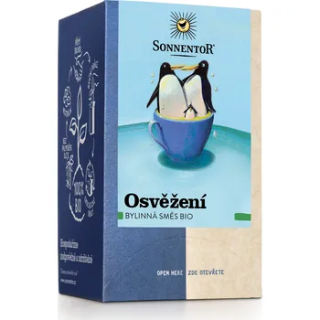 Horký nápoj Sonnentor Osvěžení bio 21,6g porc. dvoukomorový