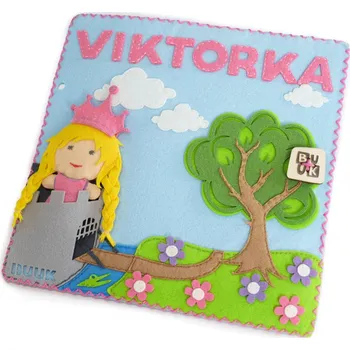 interaktivní kniha Holka - samostatná titulní stránka