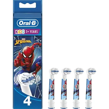 Náhradní hlavice k elektrickému kartáčku Oral-B EB10-4 Spiderman 4 ks
