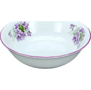 Porcelánová miska FIALKY - 14 cm
