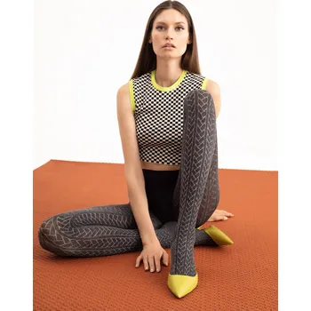 Dámské punčochy Fiore Good year 60 den G6032 Punčochové kalhoty black-černé