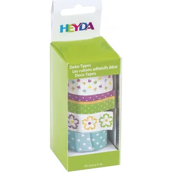 Lepicí páska Heyda Samolepící Washi pásky 4 ks 1,5 cm x 5 m
