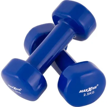 MAXXIVA Sada vinylových činek 2 x 2,5 kg, modré