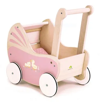 Doplněk pro panenku Tender Leaf Toys Sweetiepie Dolly Pram Dřevěný kočárek