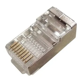Konektor XtendLan Konektor STP RJ45 CAT5e, drát, stíněný, kulatý, 50u