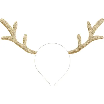 Party dekorace Čelenka sob zlatá 34,5x22 cm