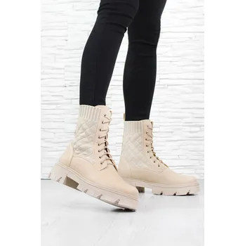 Dámská zimní obuv DnesObouvam.cz Béžové workery HBL-14BE Velikost: 40