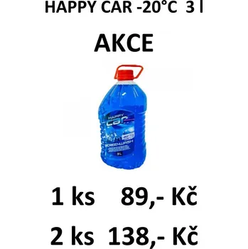 Náplň do chladiče a ostřikovače Happy Car 3L -20°C