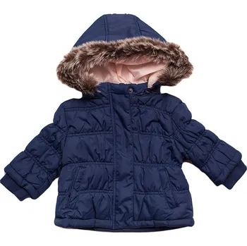 Dívčí bunda Tricky Tracks Tmavě modrá prošívaná dívčí bunda Velikost: 80