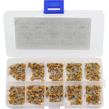 Vývojová deska Sada keramických kondenzátorů 10 hodnot - 300 kusů