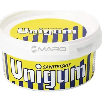 stavební silikon Unipak Hmota těsnící netvrdnoucí UNIGUM 500 g, šedá, 6500050