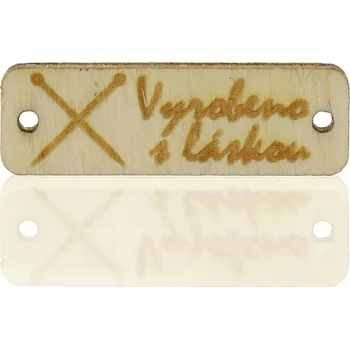 Naše galanterie Hand made jehlice 30x10mm