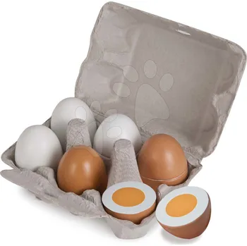 Dřevěná hračka Dřevěná vajíčka s obalem Eggs Eichhorn s magnetickou funkcí