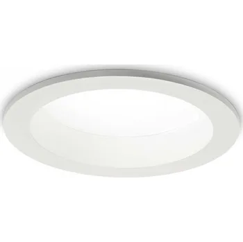 Ideal Lux 193533 LED zápustné stropní bodové svítidlo Basic wide 1x20W | 1900lm | 3000K | IP44 - bílá + sada - Trio LED žárovka 2x10W | E27 | 3000K | 806lm