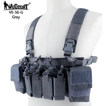 Wosport WST Taktický Chest rig D3CRX - Šedý