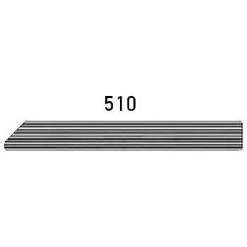 soklová lišta Soklová lišta šedá břidlice 9556 510, 78x10x4500/6000 mm, TWINSON 10 × 78 × 6000 mm