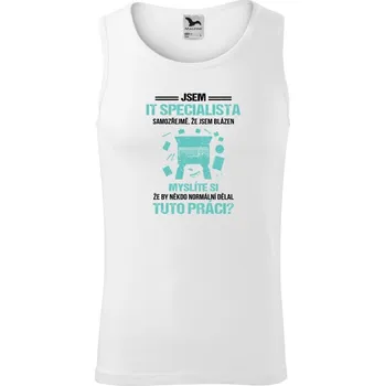 Pánské tílko Pánské tílko Malfini Core Samozřejmě, že jsem blázen - IT specialista