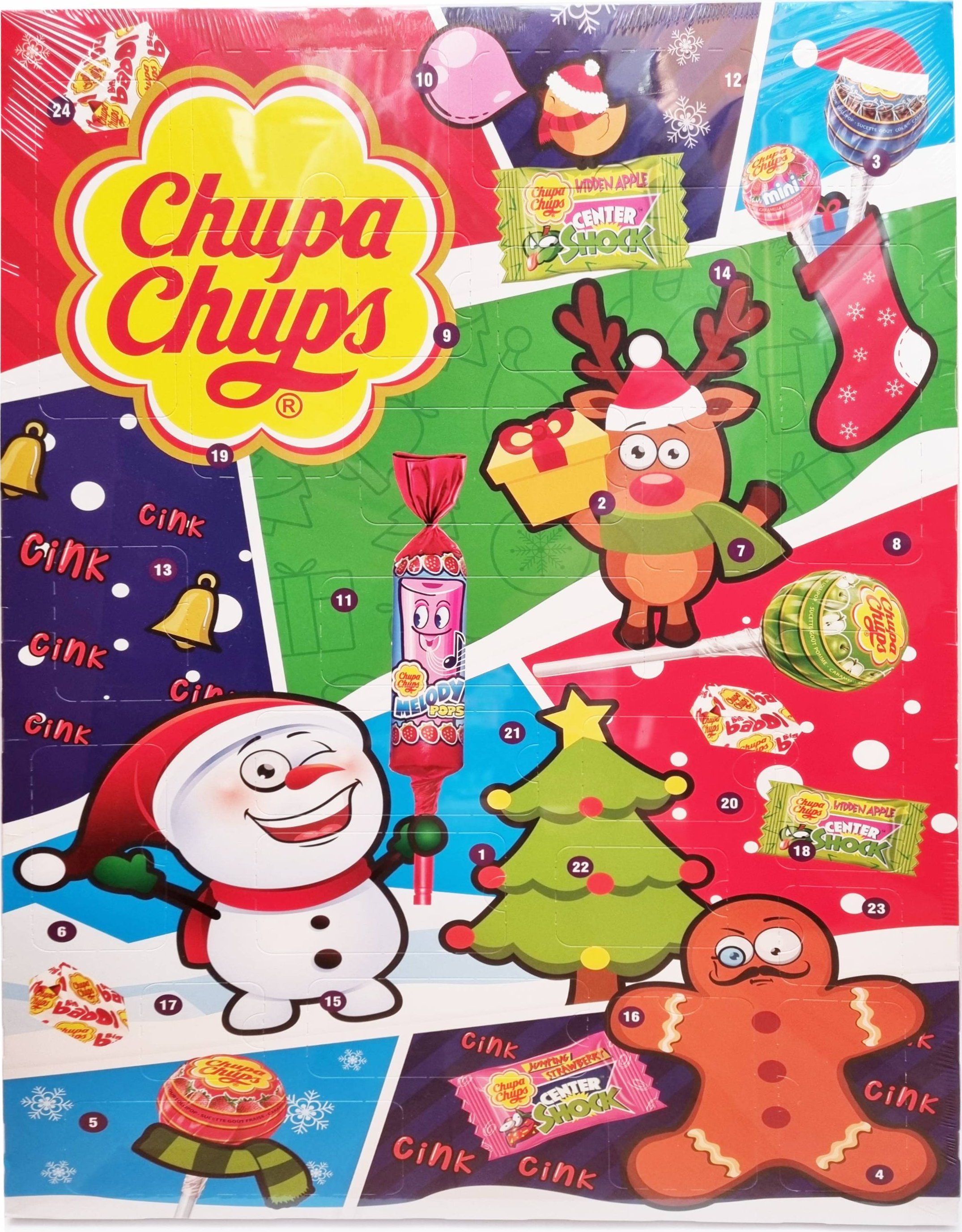 Chupa Chups Adventní kalendář 169,4 g - Zbozi.cz