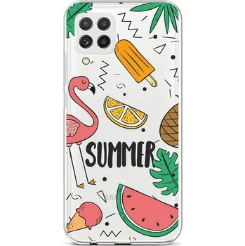 Pouzdro na mobilní telefon Kryt Samsung A22 silikon Summer (obal neboli pouzdro na Samsung A22)
