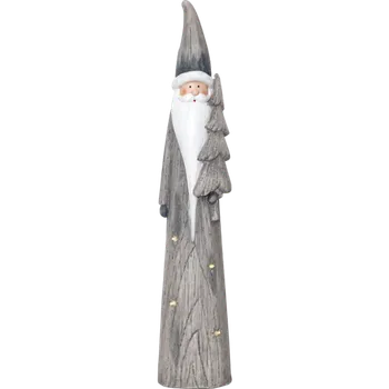Dekorativní svítidlo Dekorativní figurka Santa, 3xAAA, v:70cm, š:14cm, h:14cm, StarTrading 991-09