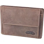 Pánská kožená dolarovka hnědá - extra velká Nivasaža N11