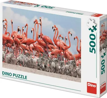 Puzzle Dino Plameňáci 500 dílků