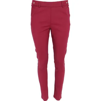 Dámské kalhoty Freesia Paris L039 kalhoty pásek barva: červená-bordó, velikost: XL