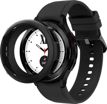 Příslušenství k chytrým hodinkám Spigen Liquid Air Samsung Galaxy Watch 4 Classic 42 mm ochranný kryt Matte Black 