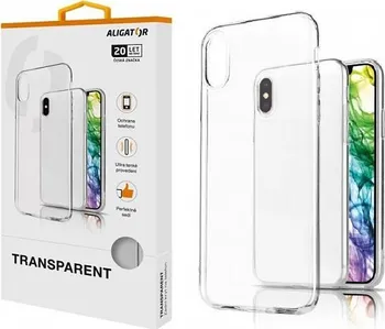 Pouzdro na mobilní telefon ALIGATOR Transparent pro Vivo Y21s