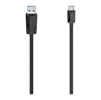 Datový kabel Hama USB-C 3.2 Gen1 kabel typ A-C 0,75 m, černý